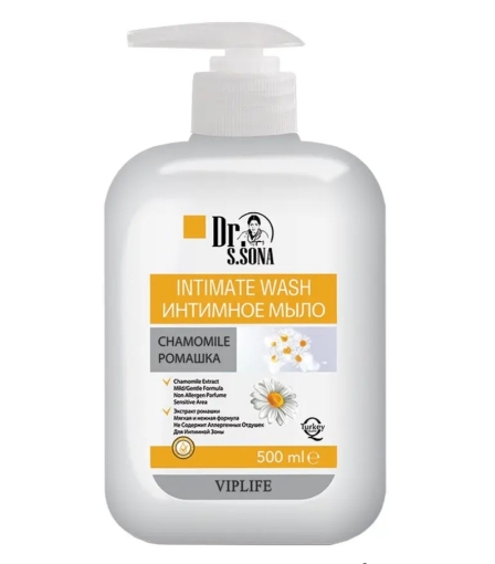 VIPLIFE DR. S. SONA İntim bölgə üçün sabun ÇOBANYASTIĞI 500 ML resmi
