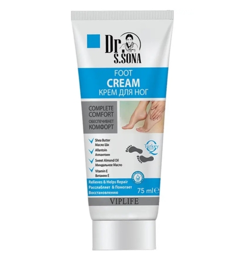VIPLIFE DR. S. SONA Ayaq kremi 75 ML şəkil