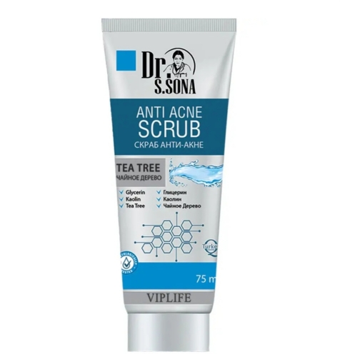 Изображение VIPLIFE DR S SONA Akneyə qarşı skrab ÇAY AĞACI 75 ML