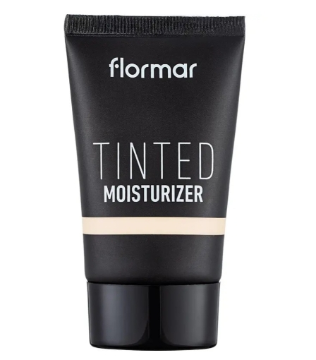 FLORMAR Nəmləndirici tonal krem TINTED MOISTURIZER 001 PURE BEIGE (təmiz bej) 30 ml şəkil