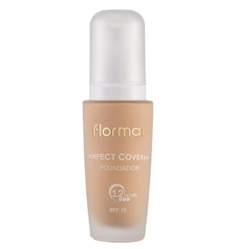 FLORMAR Tonal krem PERFECT COVERAGE 101 pastel SPF15 30 ml şəkil