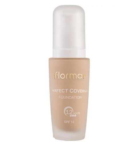 Flormar Perfect Coverage: Tonal krem "Açıq Fil Sümüyü" 100 30 ml şəkil