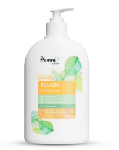 HOMM CLEAN KONSENTRANTLI QAB YUYUCU VASİTƏ (ƏLDƏ YUMA) 500 ML  şəkil