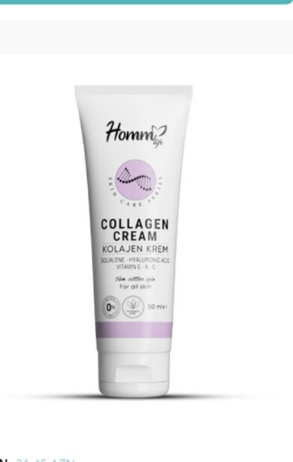 HOMM LIFE KOLLAGENLİ KREM 50 ML0 şəkil