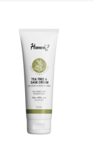 HOMM LIFE ÇAYAĞACI YAĞI VƏ ADAÇAYI YAĞI İLƏ KREM 75 ML şəkil
