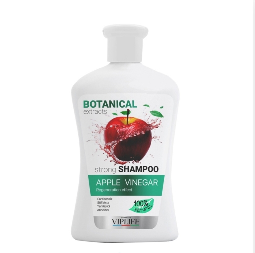 VIPLIFE Botanical Extracts Apple Vinegar Shampoo Alma sirkəsi ekstraktı ilə şampun 225 ml şəkil