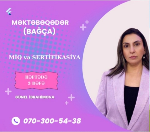 MİQ ( müəllimlərin işə qəbulu) və sertifikasiya - Fərdi təlim resmi