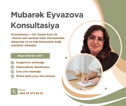 Picture of Mubarək Eyvazova ilə Konsultasiya