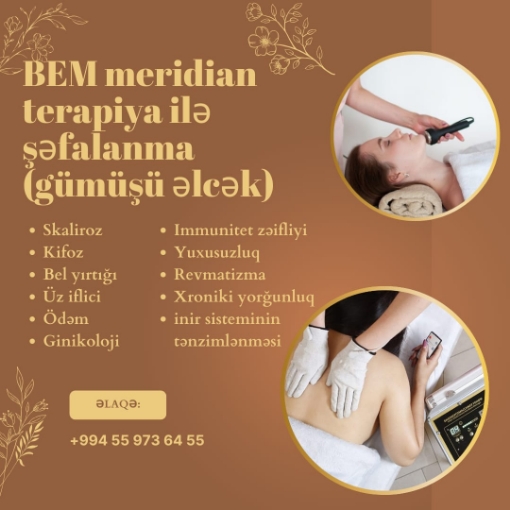 BEM Meridian terapiya ilə şəfalanma (Gümüşü Əlcək) şəkil