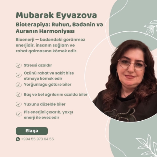 Mubarək Eyvazova Bioterapiya resmi