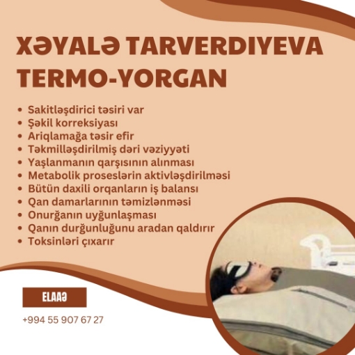 XƏYALƏ TARVERDİYEVA Termo-Yorğan resmi