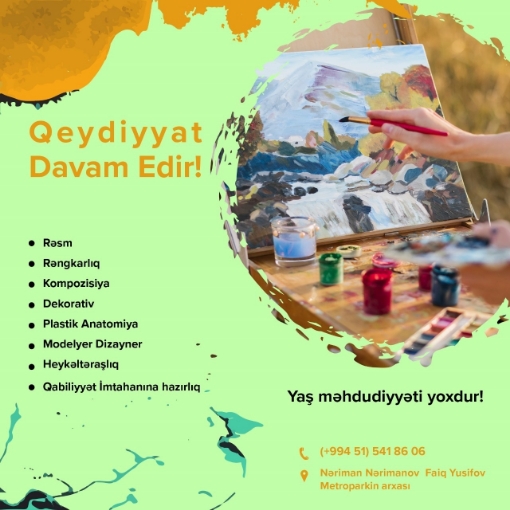  Rəssamlıq Kursu  şəkil